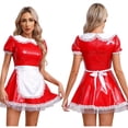 thumbnail image 3 of Traje de mucama para mujer, disfraz de Lolita para cosplay, uniforme de cafetería Kawaii dulce, delantal, vestido de mucama, lindos trajes de charol, ropa, 3 of 5