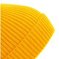 thumbnail image 3 of Beechfield - Gorro Beanie Engineered Punto de Acanalado para Adultos Unisex (Amarillo Sol), 3 of 3