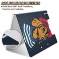 thumbnail image 2 of FORMRS A4 Clipboard Folder with Pen Holder Horizontal Foldable School Office Binder, Blue Dog Artist, 2 of 9