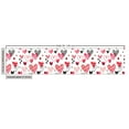 thumbnail image 2 of Ambesonne Valentine Fabric by the Yard Upholstery, Various Heart Shapes, 10 Yards, Pink Black White, 2 of 4