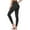 Black, variant on Styesk Women's Pants Women's Solid Color Pocket Yoga Leggings Soft Abdominal High Elastic Slim High Waist Yoga Pants