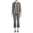 thumbnail image 2 of Time and Tru Women's Button Down Flannel Shirt with Long Sleeves, Sizes XS-3XL, 2 of 5