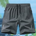 thumbnail image 2 of IhhxPro Big & Tall Men's Athletic Shorts with Pockets and Elastic Drawstring Waist, Beach Quick-Dry Lightweight Loose Fit Summer Running Gym Casual 3XL, 2 of 9