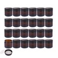 thumbnail image 1 of Frascos cosméticos BPFY de vidrio ámbar de 60 ml con revestimiento interior, paquete de 24, 1 of 6