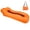 Orange, variant on JIAN YA NA Instant Inflatable Lounger Air Sofa Hammock Lazy Bed Camping Picnic Sleeping Bed for Pool Float, Beach, Festival, Backyard and Outdoor (Orange)