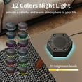 thumbnail image 4 of PYYNA-High Fidelity White Noise Sound Machines with 30 Unique Non-Looping Soothing Sounds 12 Colors Night Light 4 Timers 10-Level Brightness 32-Level Volume and Memory Function, 4 of 4