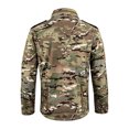 thumbnail image 4 of Hsovts Men Tactical Military Softshell Jackets Hooded Fleece Lined Waterproof Windproof Coat Outdoor Hiking Winter Fall Apparel Bronze M, 4 of 4