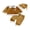 Brown-Gingerbread, variant on RUINIXCW Kids Toddler Baby Girl Boy Christmas Santa Costume Xmas Cosplay Outfit Long Sleeve Plush Lapel Velvet Button Down Jacket Coat and Pants Set Hat
