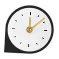 thumbnail image 2 of Reloj de escritorio, reloj de mesa, decoración de interiores sencilla, reloj de mesita de noche redondo de acrílico Negro, 2 of 9