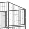 vidaXL Outdoor Dog Kennel Large Dog Crate Dog Cage Exercise Playpen