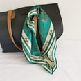 thumbnail image 4 of 100% Mulberry Silk Scarfs for Women - Lightweight Square Satin Head Scarf - Small Silk Hair Scarf for Sleeping 21" x 21", 4 of 11