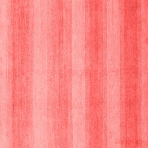 Ahgly Company Machine Washable Indoor Square Abstract Red Modern Area Rugs, 4' Square