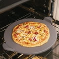 thumbnail image 3 of Old Stone Glazed Pizza Stone With Handles, Gray (13 In.), GPS13H-G, 3 of 4