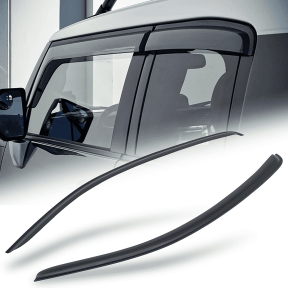 Magshion 2Pcs Tape-On Window Visor Shade Somke Vent Wind Rain Deflector for 2010 2011 2012 Ford Mustang