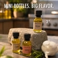 thumbnail image 3 of Thoughtfully Olive Oil Sampler Set 10 Flavored Extra Virgin Olive Oils Variety Pack for Cooking Bread Dipping Pasta Marinade Kitchen Set Hostess Housewarming Gourmet Gift, 3 of 5
