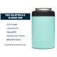 thumbnail image 4 of Aislante para latas YETI Rambler Colster, 355 ml, Seafoam, 4 of 9