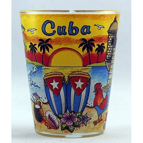 Cuba Sunset Shot Glass agc