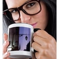 thumbnail image 2 of 3drose, Portugal, Lisbon. Wrought Iron Street Lights Along Rua Augusta., 11oz Two-tone Black Mug, 2 of 6