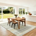 thumbnail image 4 of SONORO KATE 5'x7' Area Rugs for Living Room, Machine Washable Geometric Stripe Non Slip Soft Indoor Area Carpet, Brown, 4 of 7