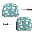 thumbnail image 6 of Kdxio Cartoon Funny Goose Pattern Print 2 Piece Car Head Rest Covers Set Auto Front/Rear Seats Headrest Cover Universal Fit Most Cars,Sedan, SUV, 6 of 9