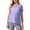 Purple, variant on Back Running Sportswear Training Breathable Fitness Top Yoga T Shirt Womens Compression Cold Gear Turtleneck Women Womens Shirt T Shirts for Woman for Women Dry Tee