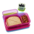 thumbnail image 5 of Rubbermaid 1866736 LunchBlox Kids Flat Lunch Box Container Set, Assorted Colors, 5 of 5