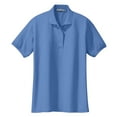 thumbnail image 5 of Yellow Rooster Women's Silk Touch Classic Female Polo Shirt Ultramarine Blue S, 5 of 6