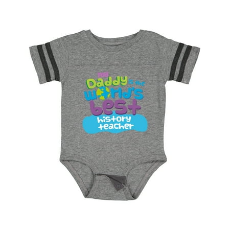 

Inktastic World’s Best History Teacher Daddy Gift Baby Boy or Baby Girl Bodysuit