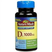 Nature Made Vit D-3 1000Iu, 100 CT (Pack of 3)