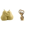 thumbnail image 1 of sujetalibros decorativos,Sujetalibros decorativos para oficina y hogar,libros pesados,Estatua de pareja,Figura de pareja,arte moderno,artesanía,regalo de boda,Escultura de estatua de, 1 of 8