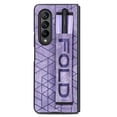 thumbnail image 2 of K-Lion for Samsung Galaxy Z Fold 4 Slim Case, Folding Design Wristband Ring Pen Holder Anti-Slip Strip Drop Protection Shockproof Case for Samsung Galaxy Z Fold4 6.7 inch,Purple, 2 of 9