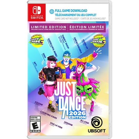 Just Dance 2026 LE Bilingual (Code-In-Box) for Nintendo Switch