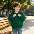 thumbnail image 6 of Yutgune Boys Zip Up Hoodie Jacket, Full Zip Long Sleeve Hooded Sweatshirt with Pocket, Casual Fall Outerwear, 6 of 9