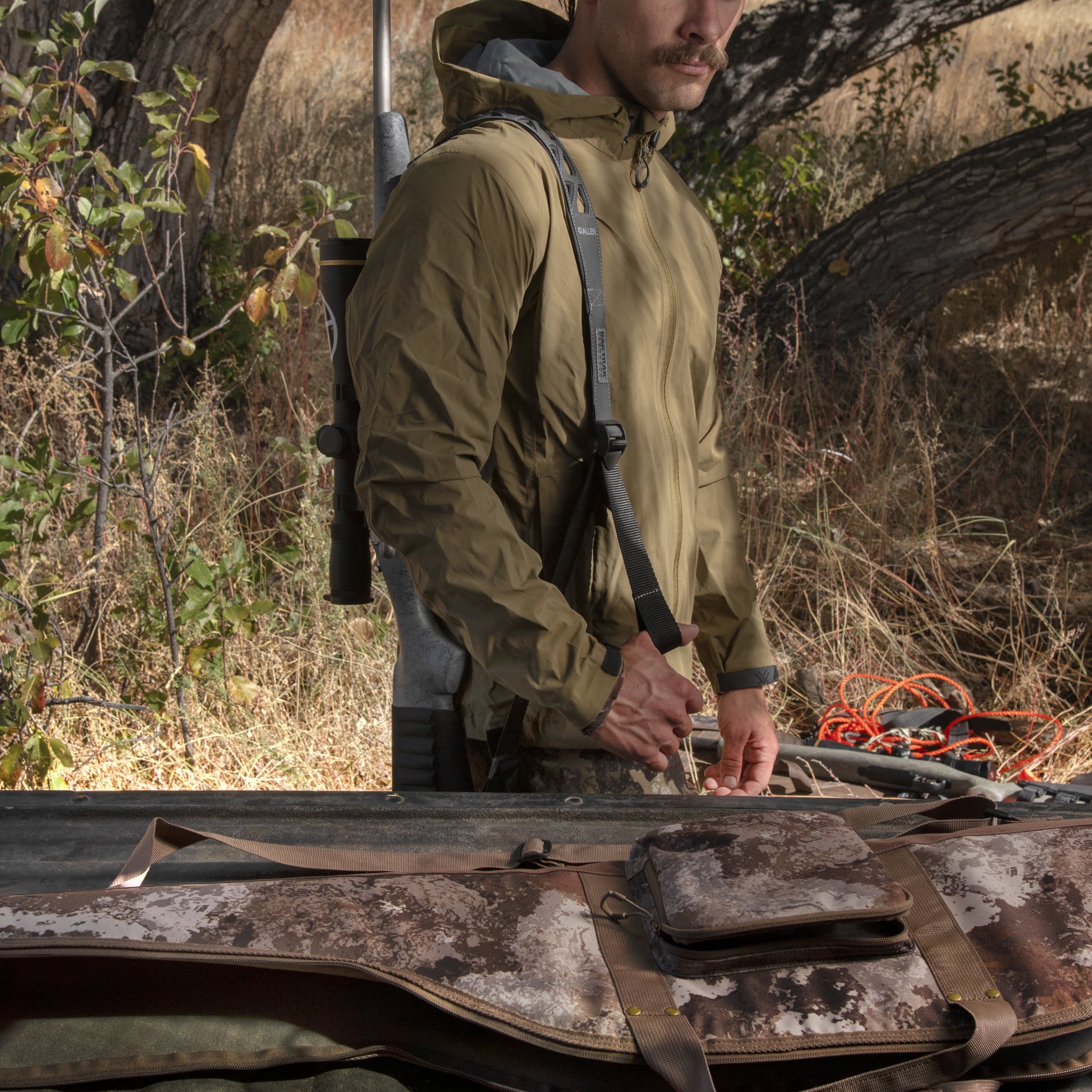 Vertex Hyper Tough Sling W/ Swivels, Veil Terrain, Ambidextrous Rifle Sling, Includes Swivels