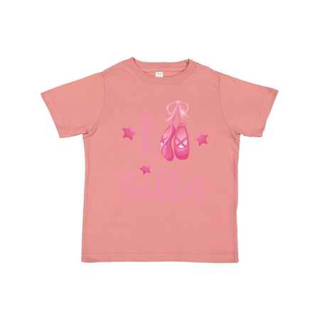 

Inktastic I Love Ballet Gift Toddler Toddler Girl T-Shirt