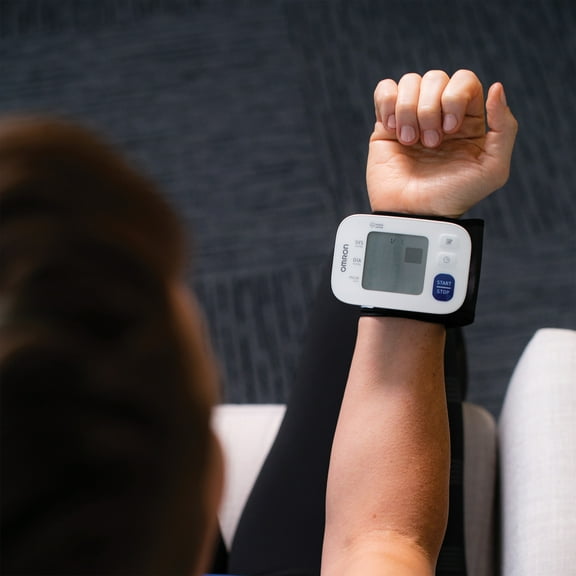 Omron 3 Series Wrist Blood Pressure Monitor and SC-150 Digital Scale with Bluetooth Connectivity, BP6100, SC-150