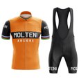 thumbnail image 2 of Conjunto de maillot de ciclismo retro Molteni para hombre, de manga corta, pantalones de montar, ropa clásica de montaña, maillot de ciclismo de triatlón, 2 of 4