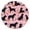 Rottweiler Dogs With, variant on Poodles Round Fitted Tablecloth with Elastic Edge,Dining Table Cover Waterproof,Outdoor Round Tablecloth for Camping,Dining,Indoor and Outdoor