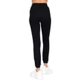 thumbnail image 3 of Women's Solid Print Casual Slim Fit Joggers, Black L, 3 of 3
