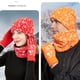 thumbnail image 5 of Gorro de invierno, bufanda, guantes, gorro de punto para nieve, gorro de calavera, manoplas con pantalla táctil, bufandas circulares para mujer, 5 of 5