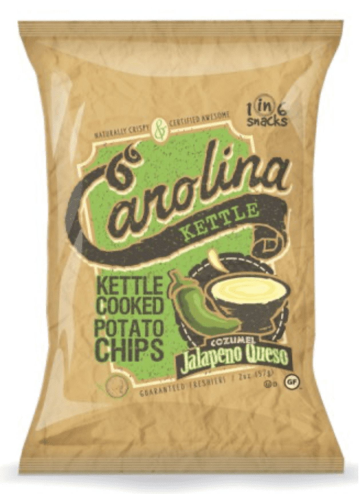 (3 pack) Carolina Kettle Jalapeno Queso 5 ounce