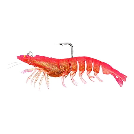lixuesong 11g/20g Shrimp Lure Fishing Tackle Accessories Simulation Shrimp Fishing Lure Jigs Silicone Artificial Baits