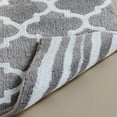 thumbnail image 6 of Better Trends 17" x 24" Bathroom Rugs 100% Polyester Soft Water Absorbent Non Slip Bath Mat Machine Washable Rug Marrakesh Collection - Silver, 6 of 6