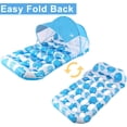 thumbnail image 4 of Flotador inflable para piscina COOLCOOLDEE con toldo de protección solar UPF 50+, 4 of 6