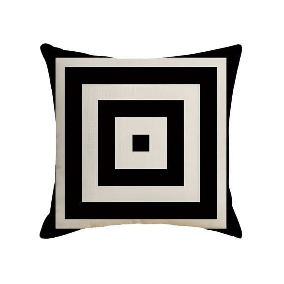 LAMIRO Valentine's Day Decorations Outdoor Black White Waterproof Hugging Pillow Household Design Pattern Sand Pillow