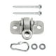thumbnail image 4 of Gancho giratorio para columpio con hebilla de hierro, kit de herrajes para gancho de columpio, tornillos de montaje para techo con hebilla de tornillo, 4 of 9