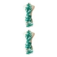 thumbnail image 1 of Guardoinrt Costumes With Unique Lace Applique Patch Beautiful Florals Applique Patch Blackish green 2Set, 1 of 6