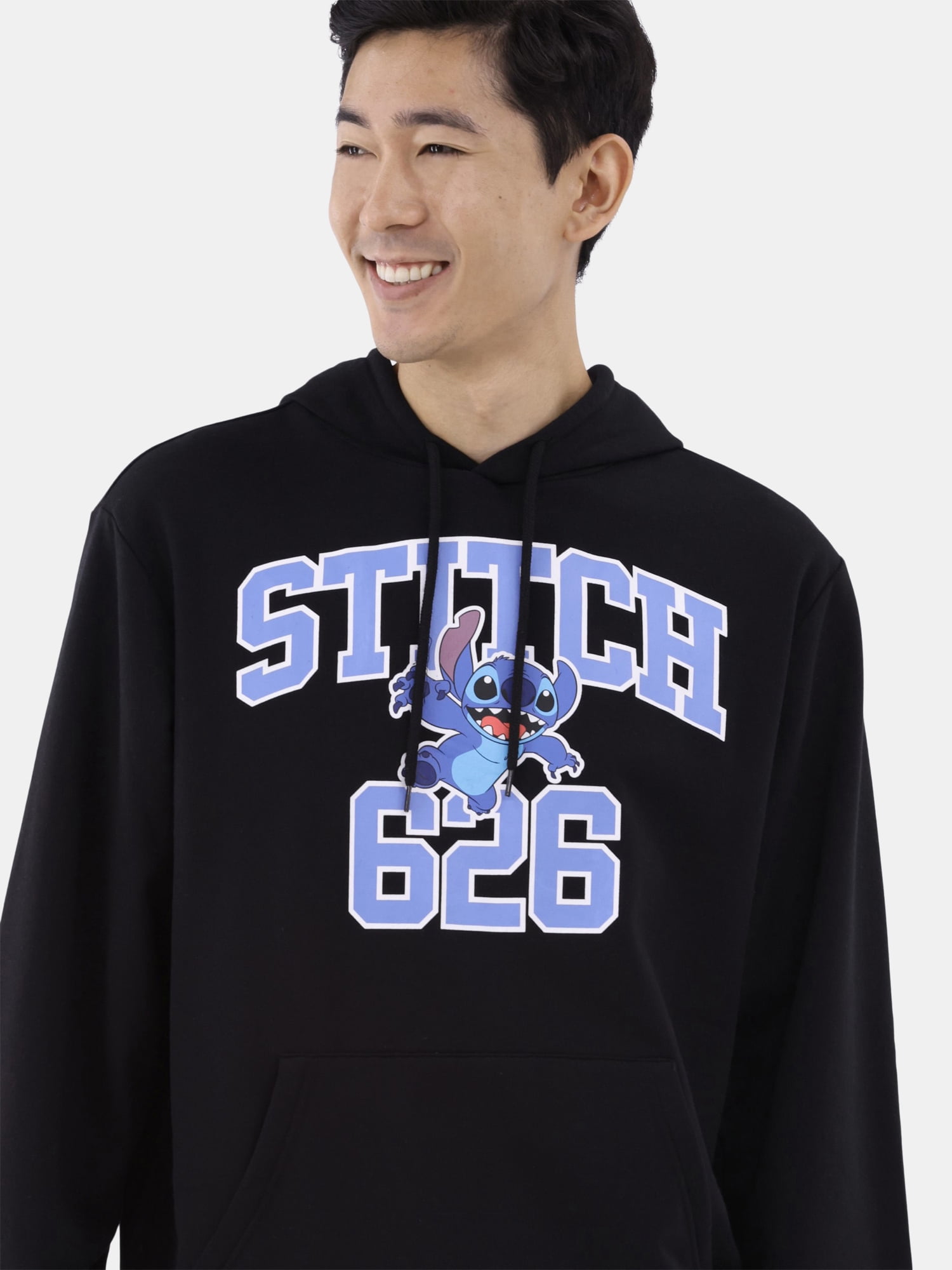 Stitch Men's and Men's Big & Tall Graphic Print Hoodie with Long Sleeves, Sizes XS-3XL