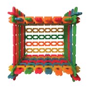Roylco Structure Sticks – 400 Piece Flexible Twist & Snap Building Set for Engineering Design, STEM/STEAM Challenges, Creative Problem Solving and Imaginative Construction