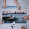 thumbnail image 3 of New York City, NY, Aerial View and Statue of Liberty, Photography (1000 Piece Puzzle, Size 19x27, Challenging Jigsaw Puzzle for Adults and Family, Made in USA), 3 of 4